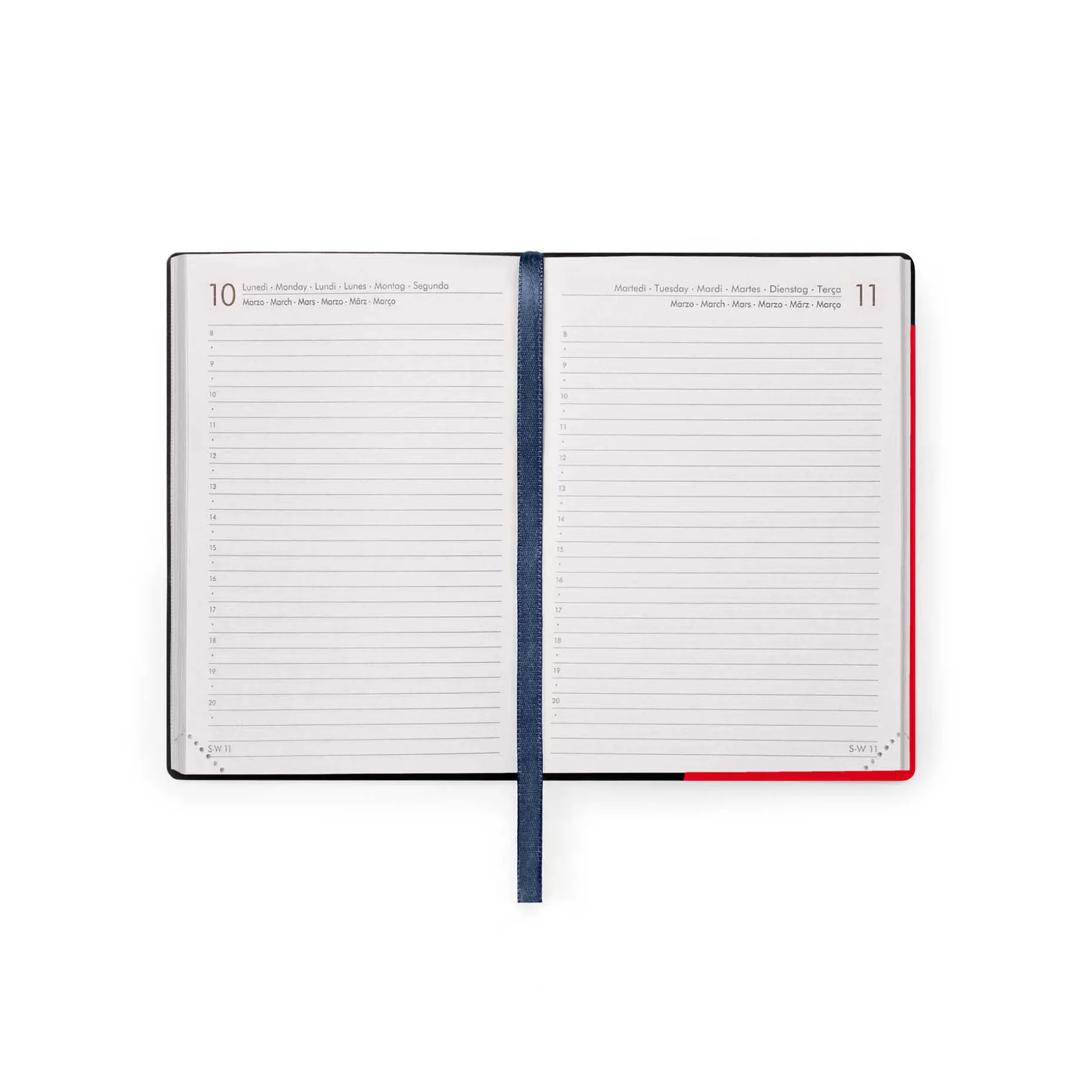 Agenda 12 Mois Journalier - Small - 2025