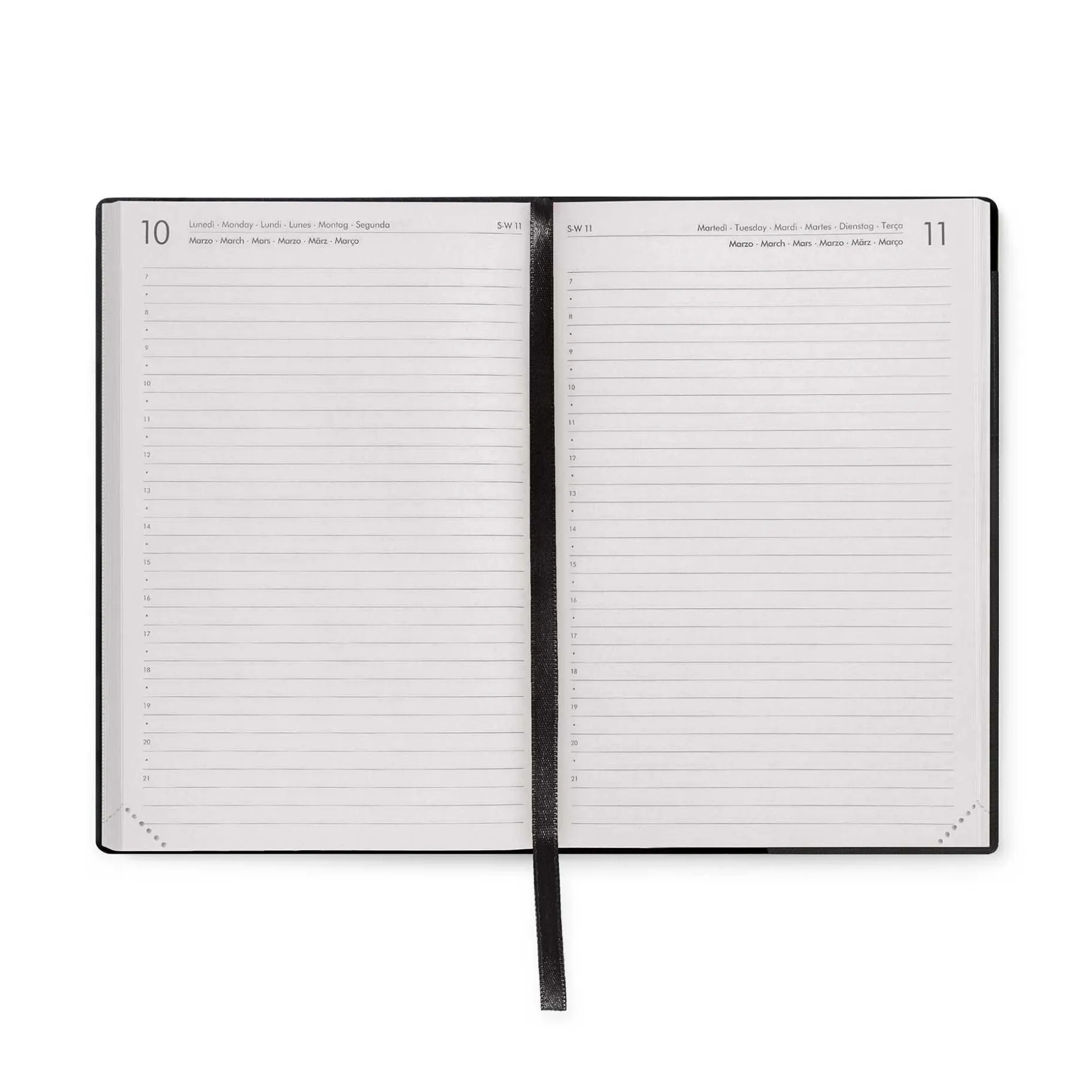 Agenda 12 Mois Journalier - Medium - 2025