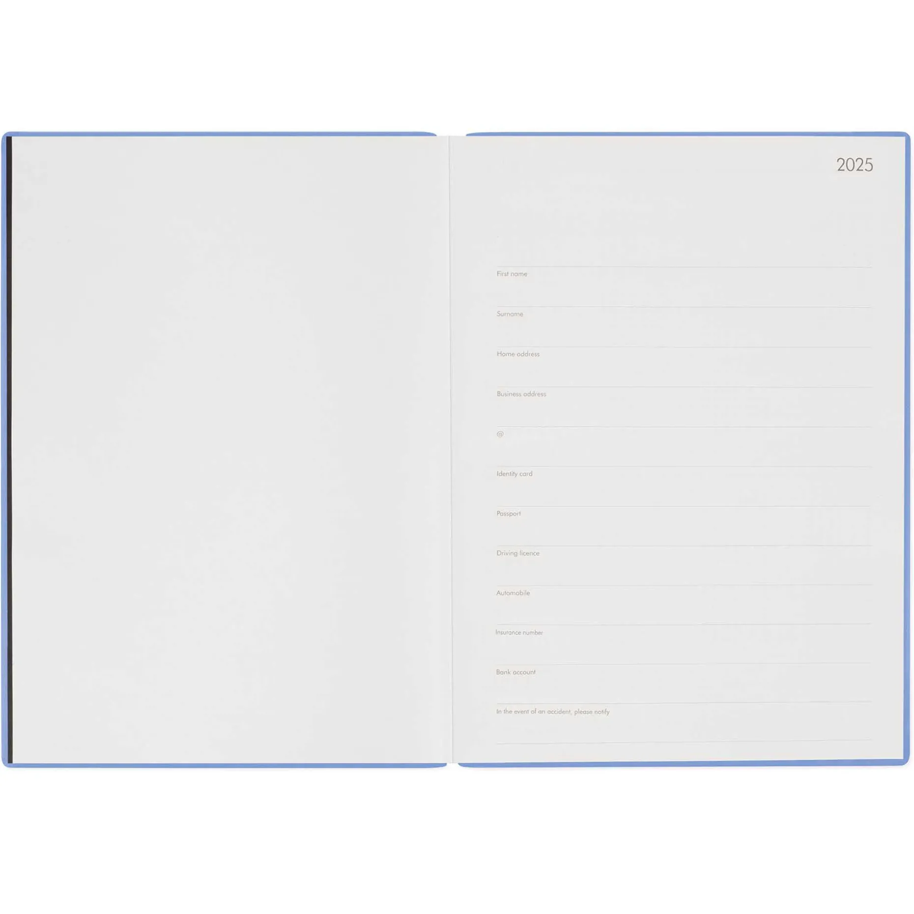 Agenda 13 Mois Journalier - Maxi - 2025