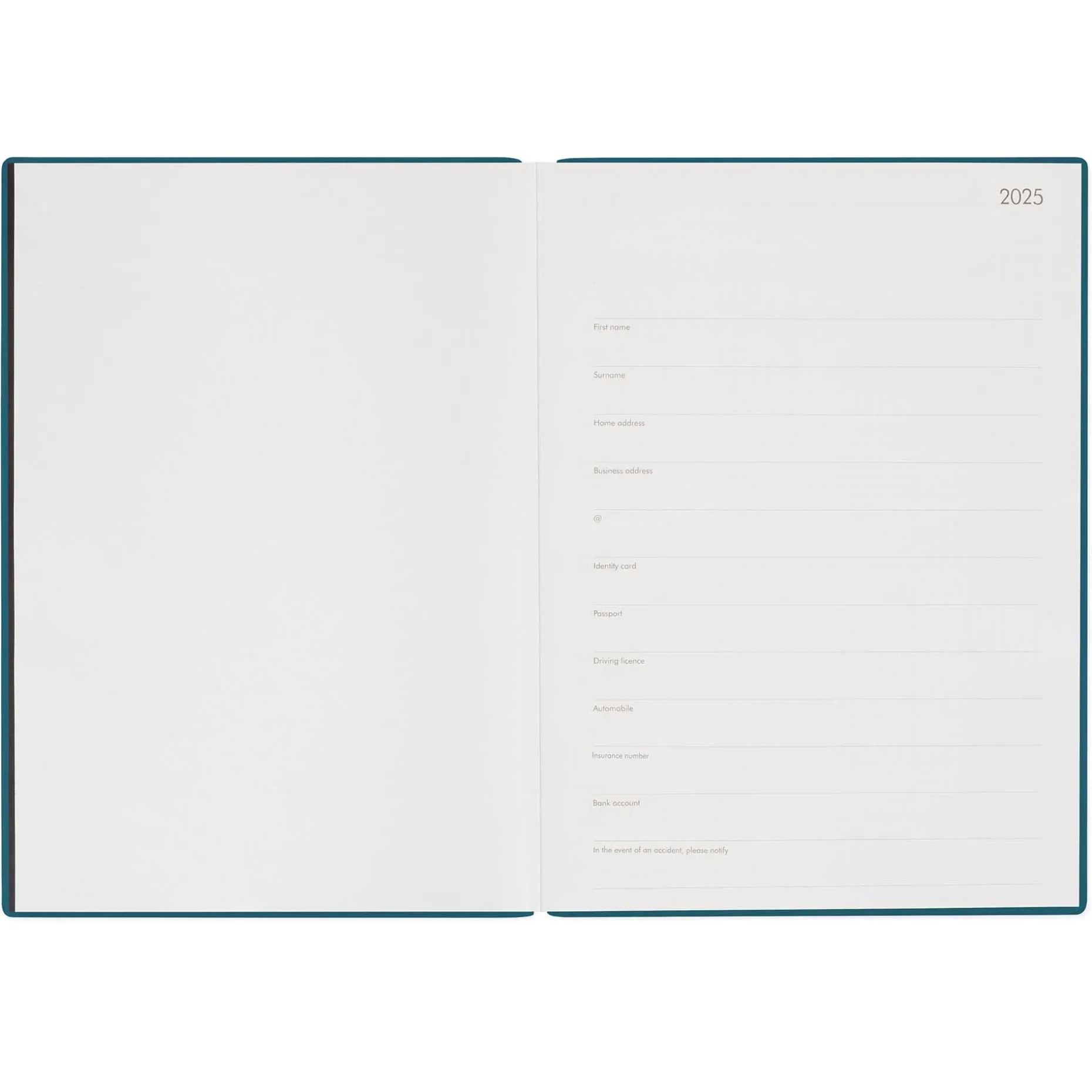 Agenda 13 Mois Journalier - Maxi - 2025