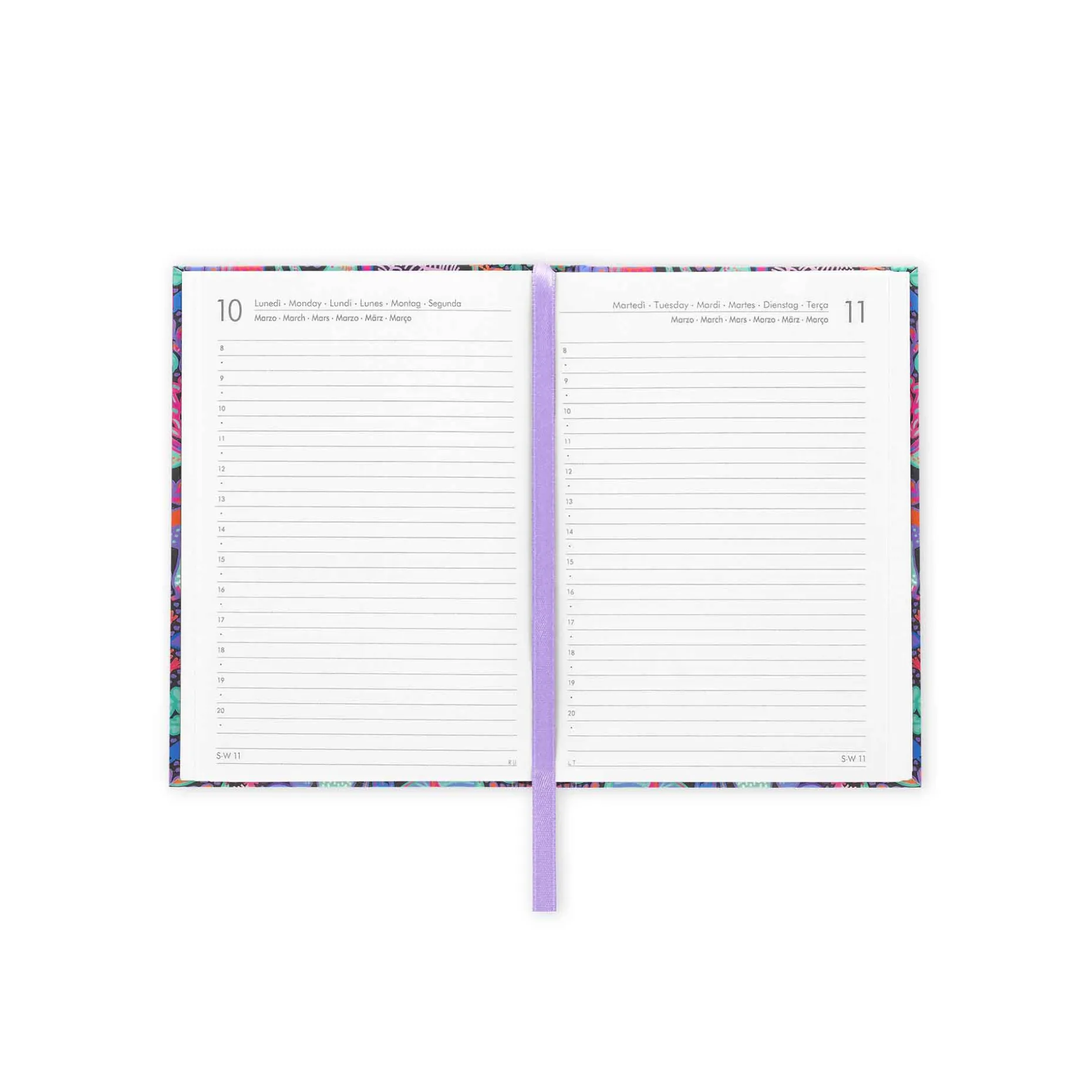 Agenda 12 Mois Journalier - Small - 2025