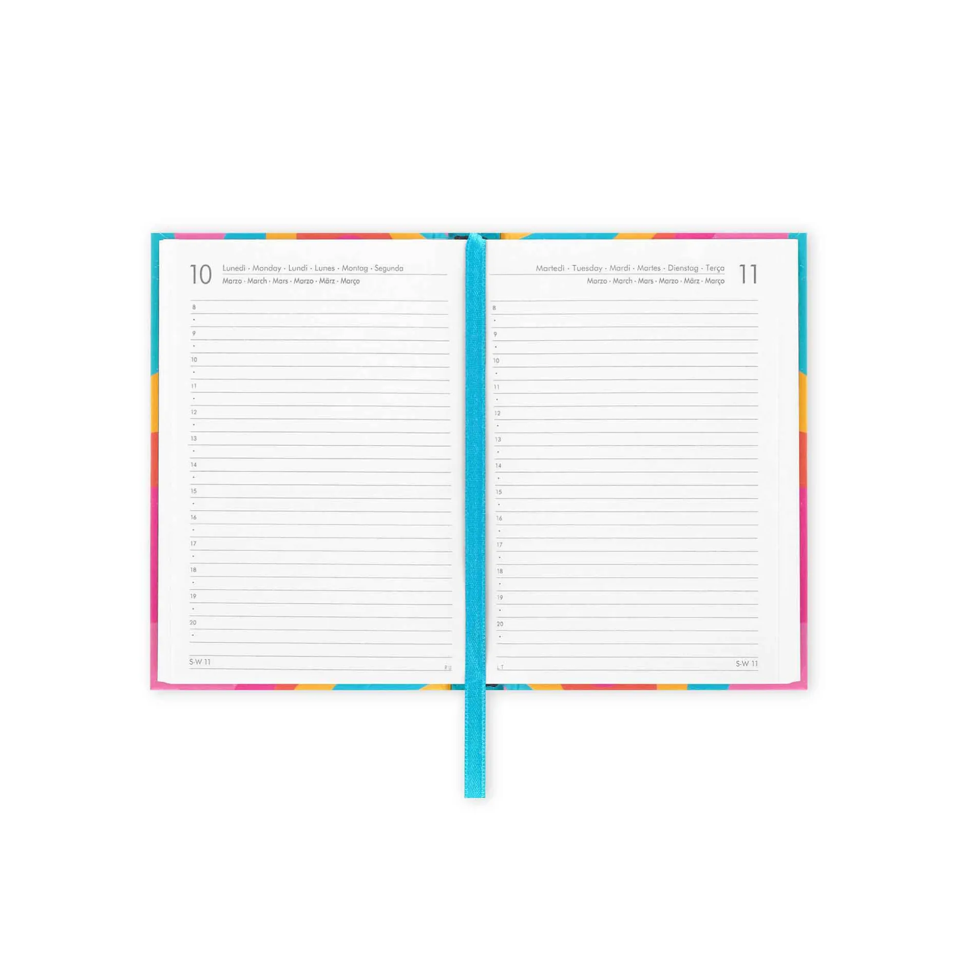 Agenda 12 Mois Journalier - Small - 2025