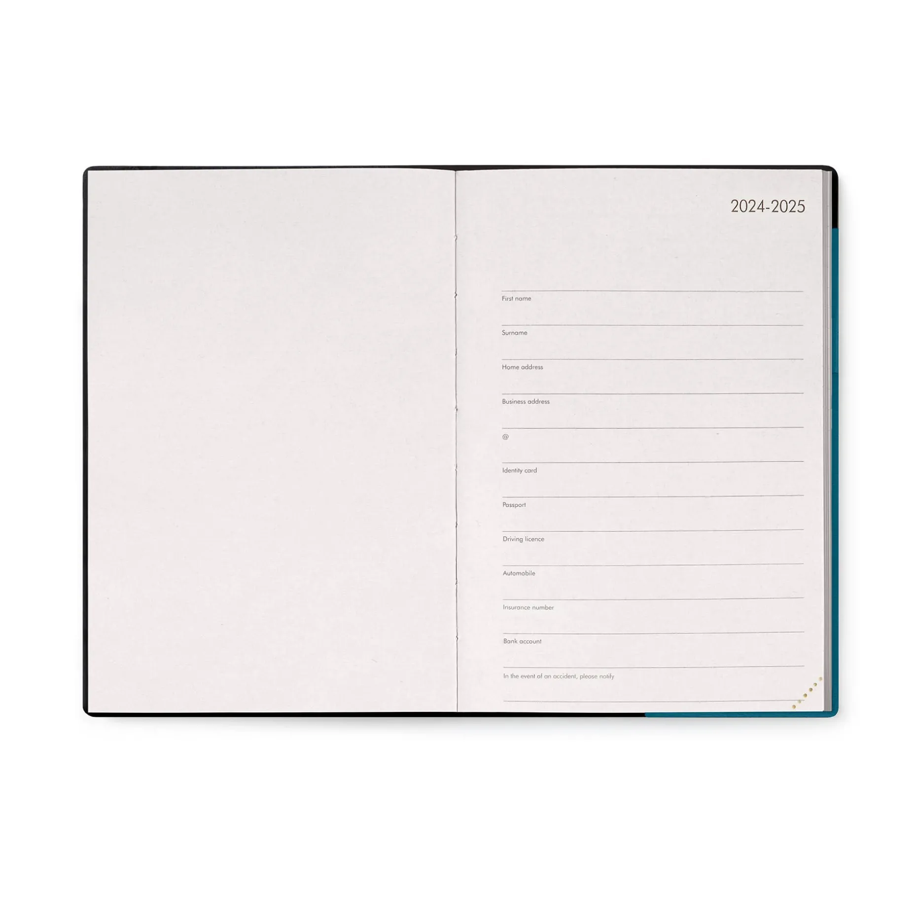 Agenda 16 Mois Journalier - Medium - 2024/2025