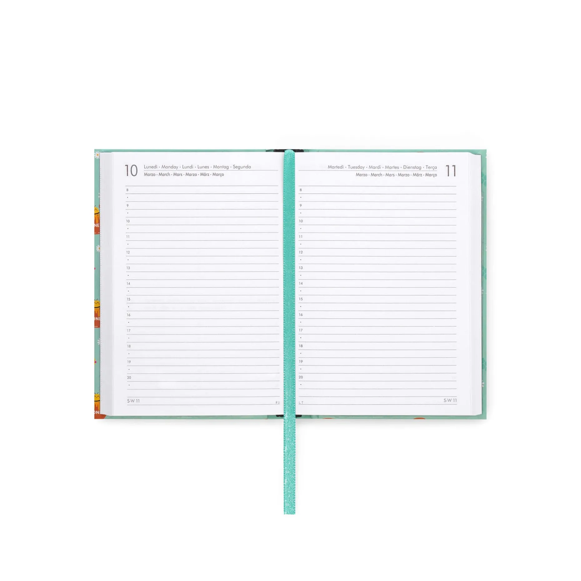 Agenda 16 Mois Journalier - Small - 2024/2025