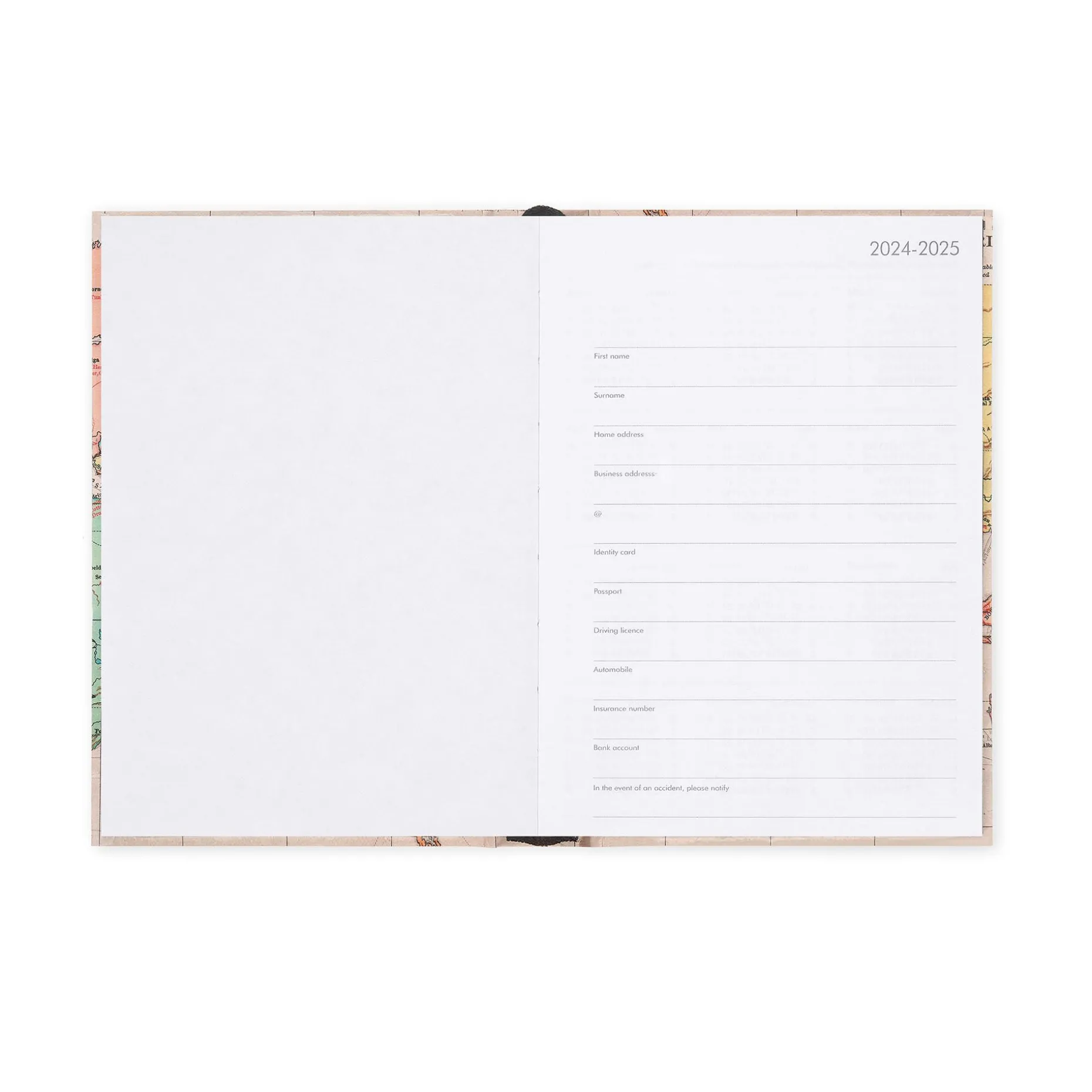 Agenda 16 Mois Journalier - Medium - 2024/2025
