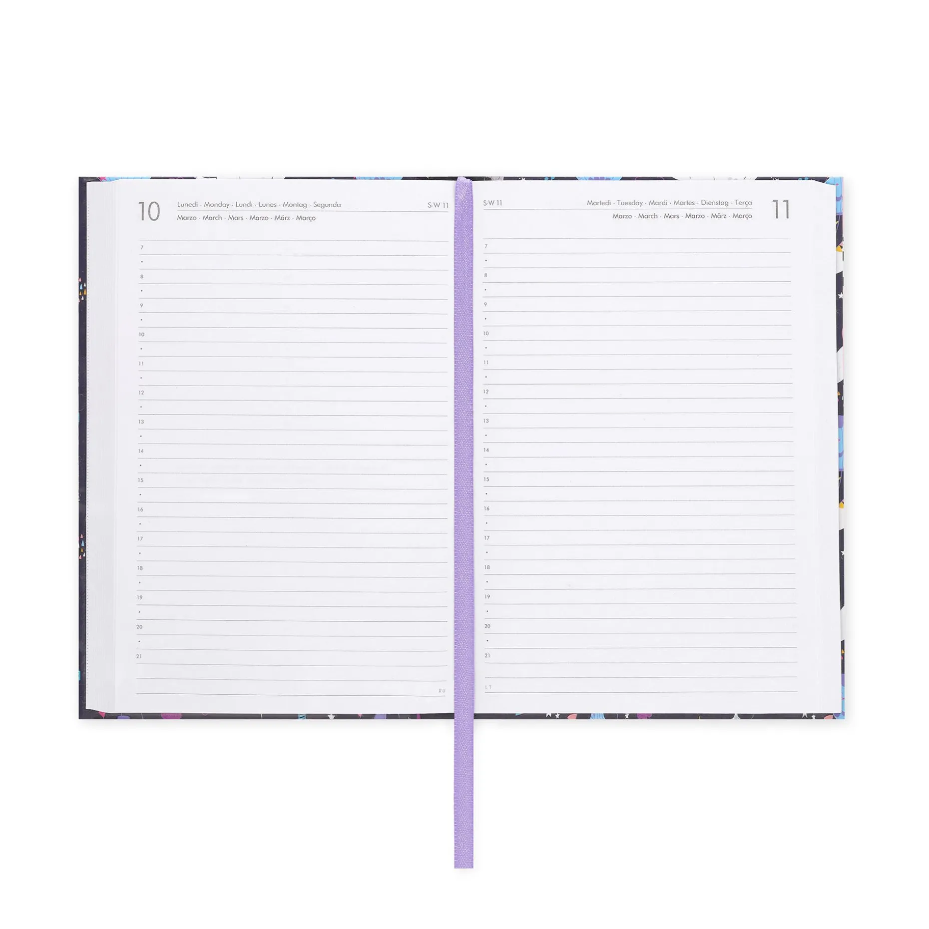 Agenda 16 Mois Journalier - Medium - 2024/2025