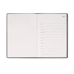 Agenda 12 Mois Semainier - Medium - Avec Section Pour Notes - 2025