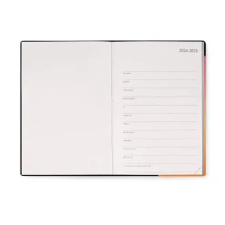 Agenda 18 Mois Semainier - Medium - Avec Section pour Notes - 2024/2025