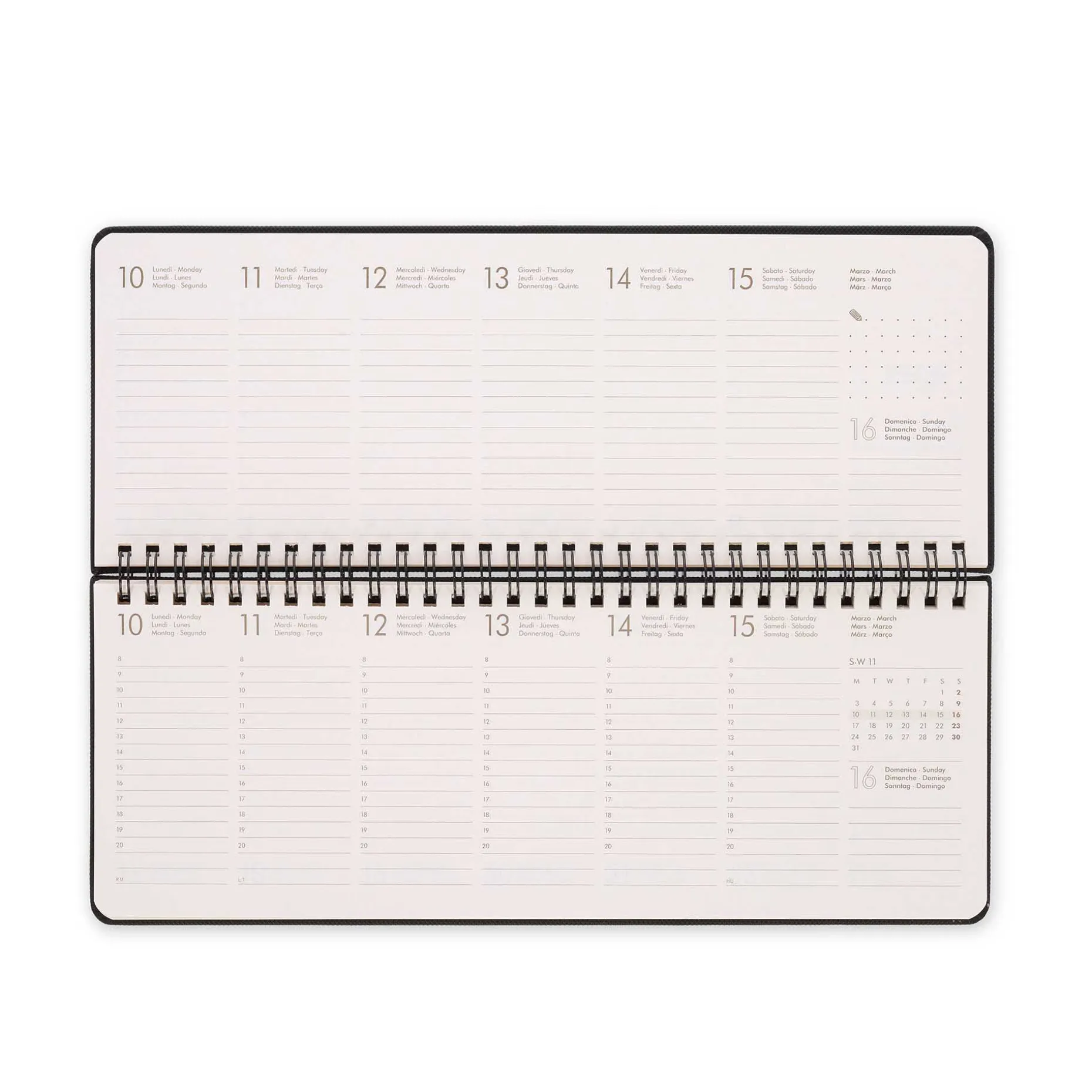 Agenda de Bureau 13 Mois - Planificateur - 2025