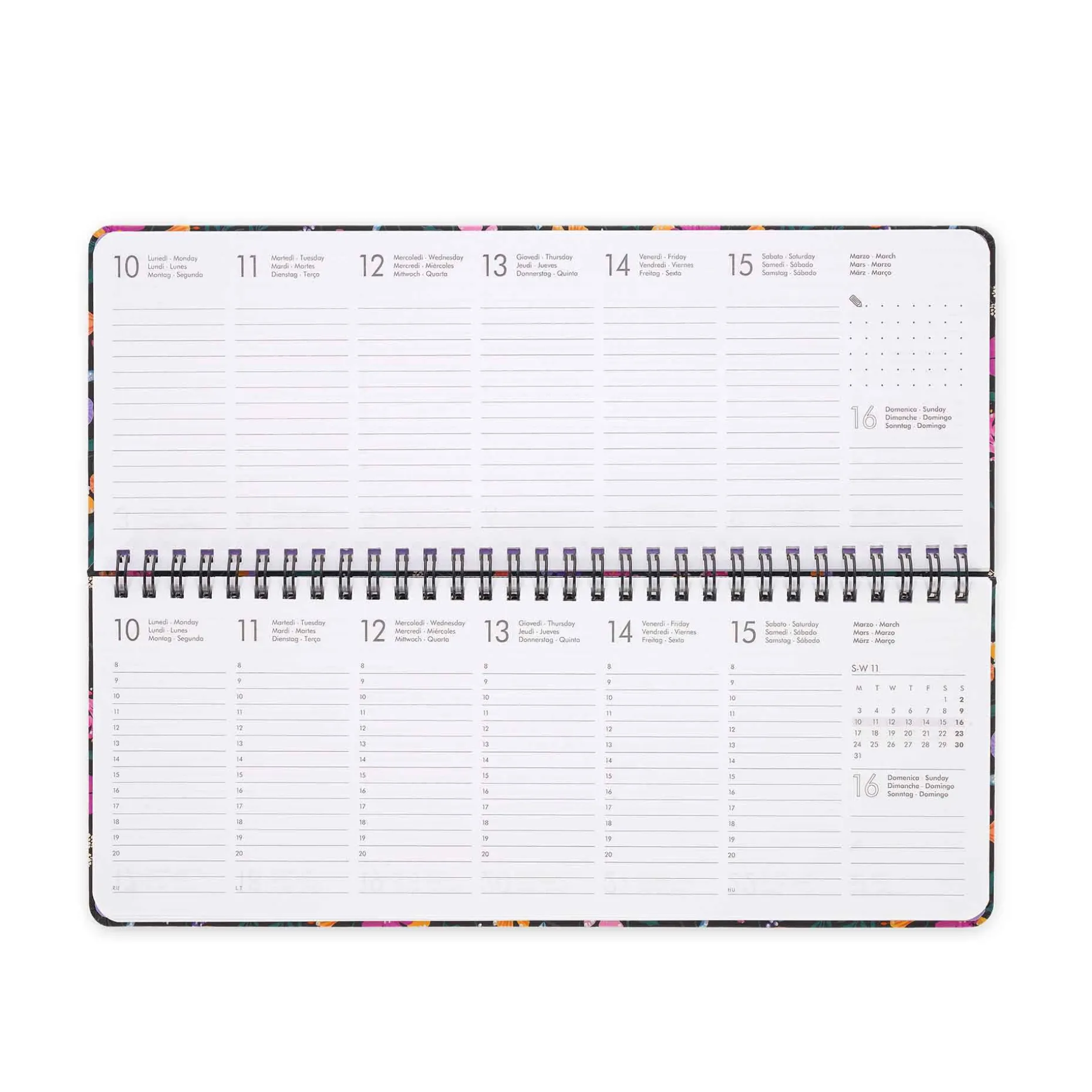 Agenda de Bureau 13 Mois - Planificateur - 2025