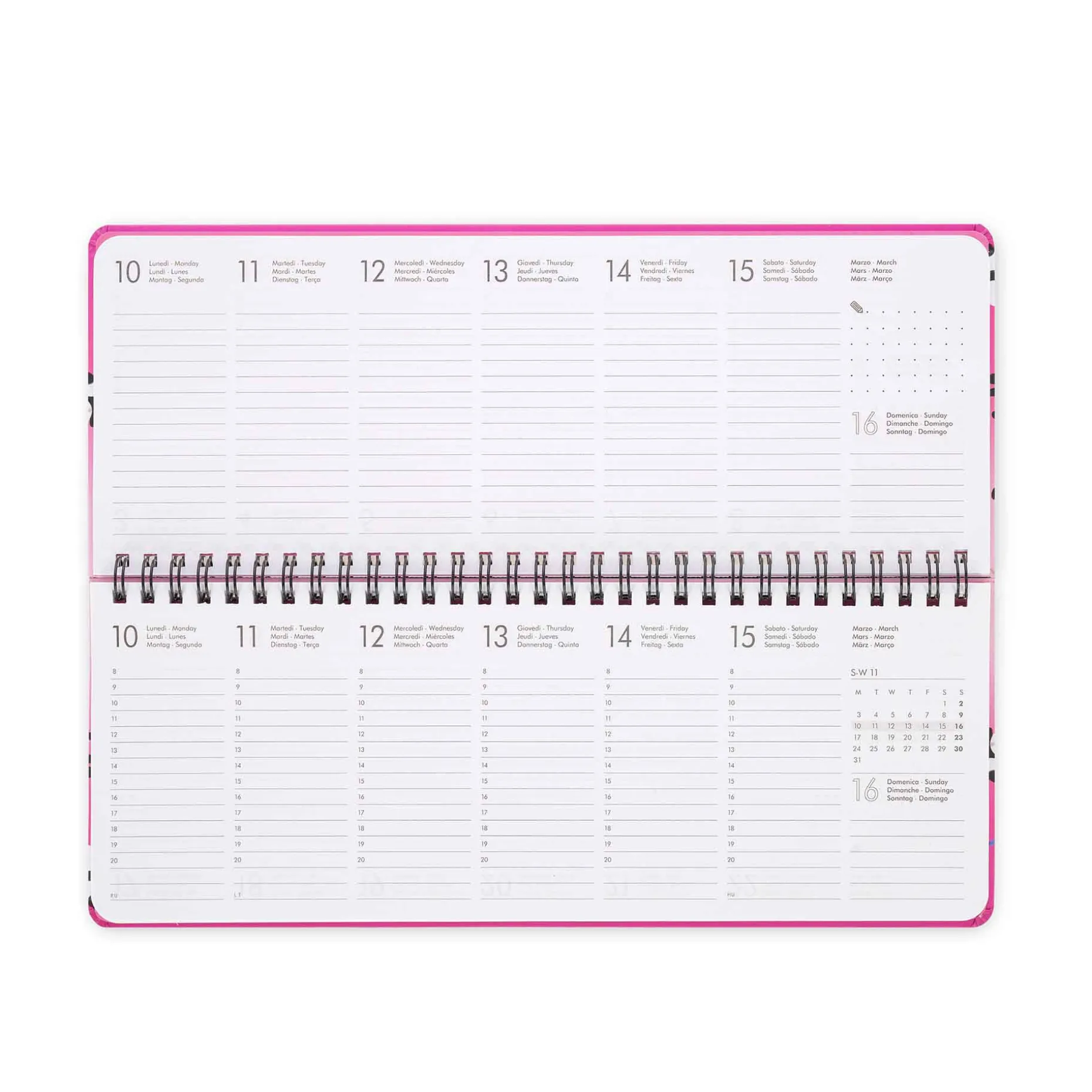 Agenda de Bureau 13 Mois - Planificateur - 2025