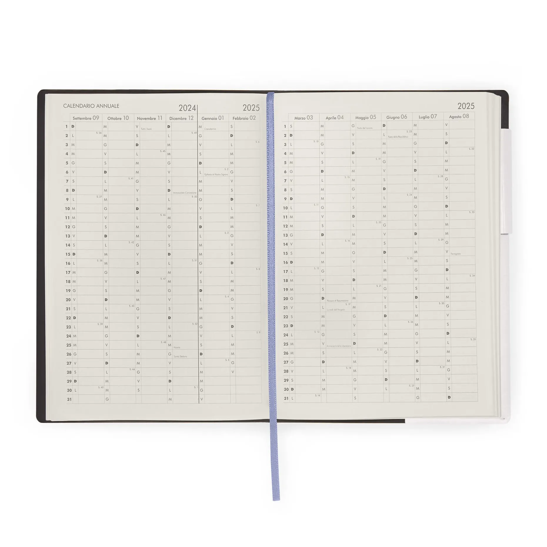 Agenda de l'Enseignant 13 Mois - 2024/2025
