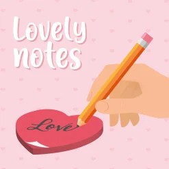 Bloc-Notes Adhésif - Lovely Notes