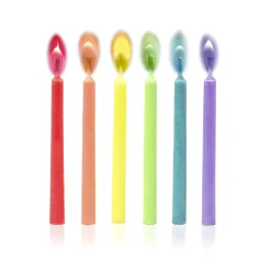 Bougies avec Flamme Colorée