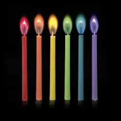 Bougies avec Flamme Colorée