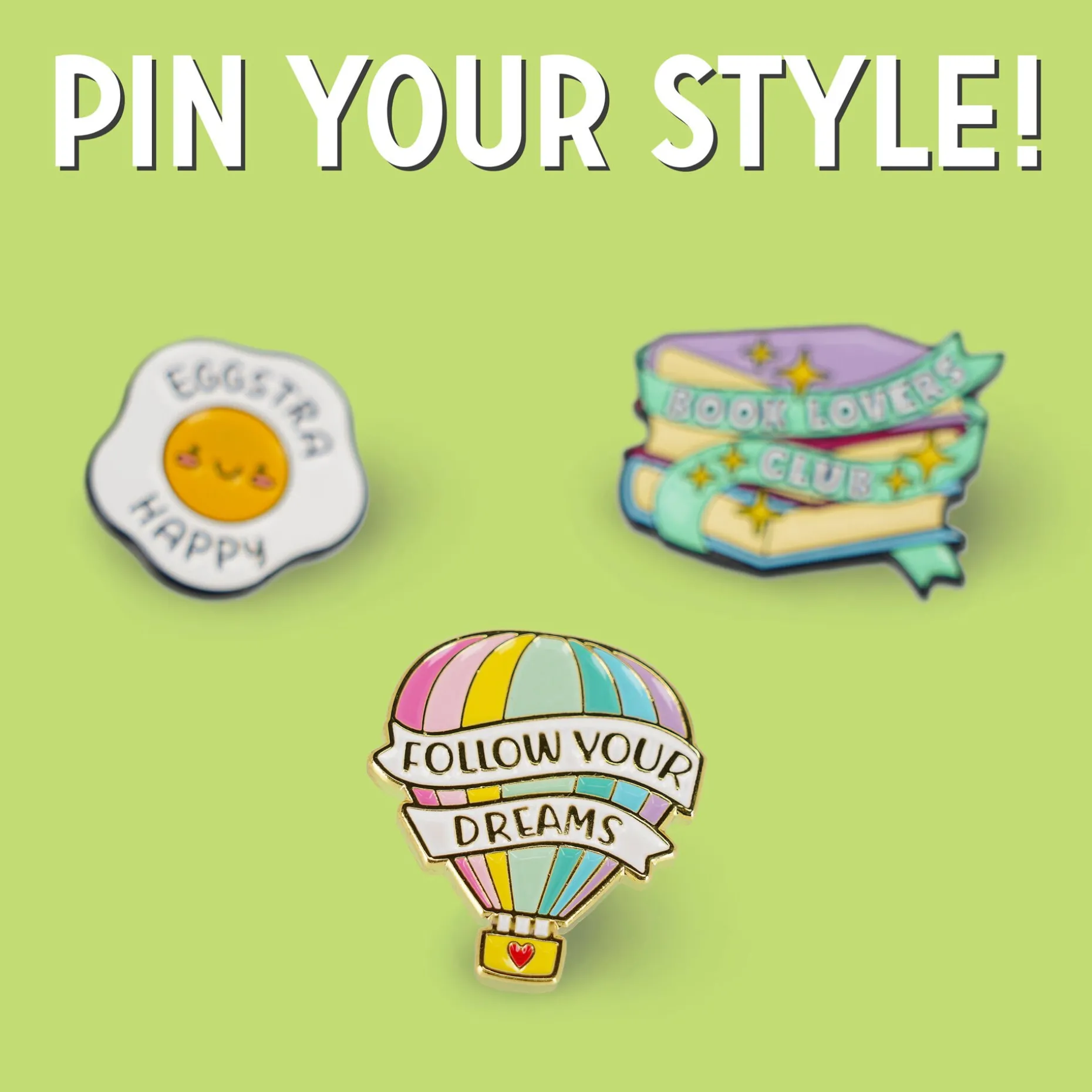 Broche en Métal Émaillé - Pin Your Style!