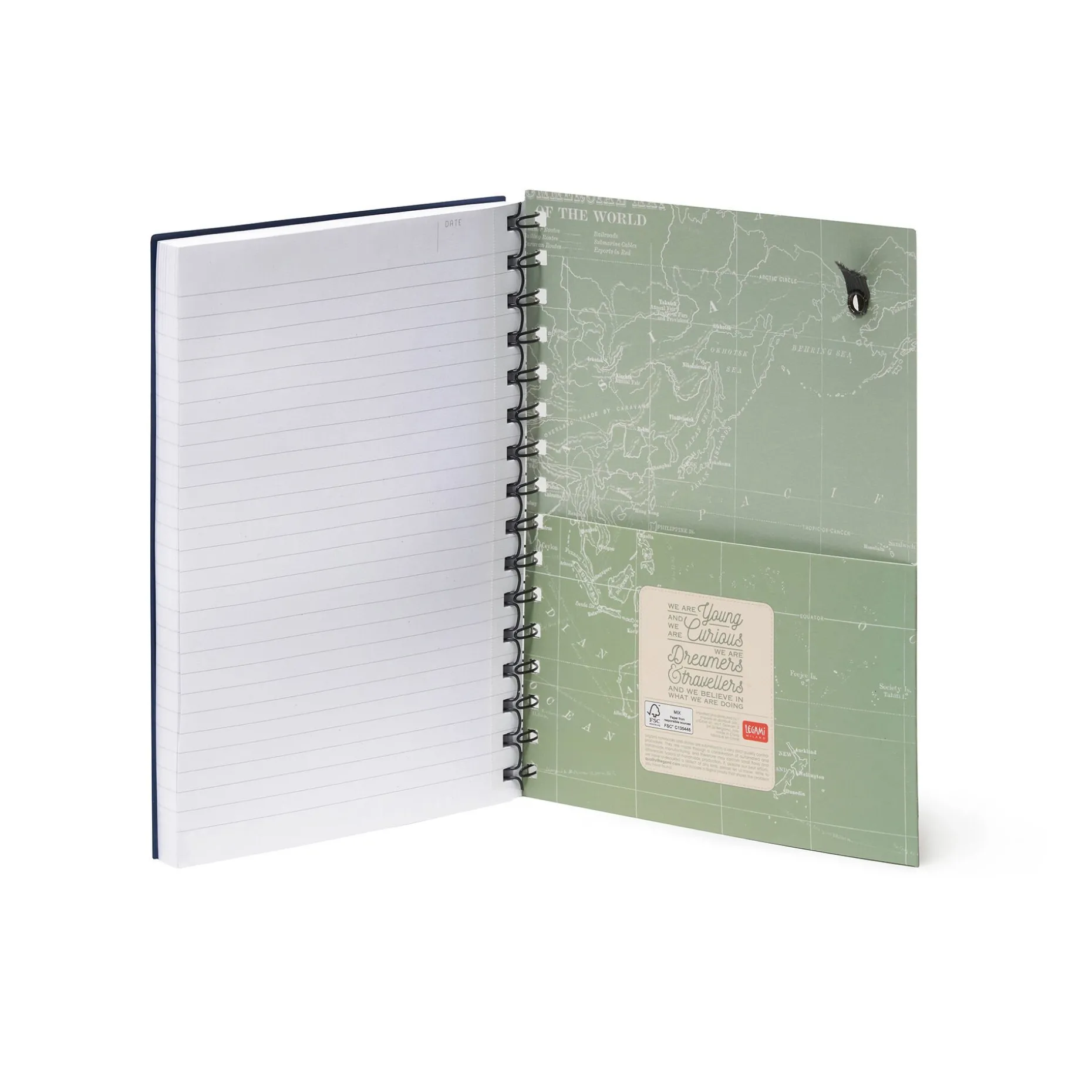 Cahier Ligné - Large - à Spirale - Format A5