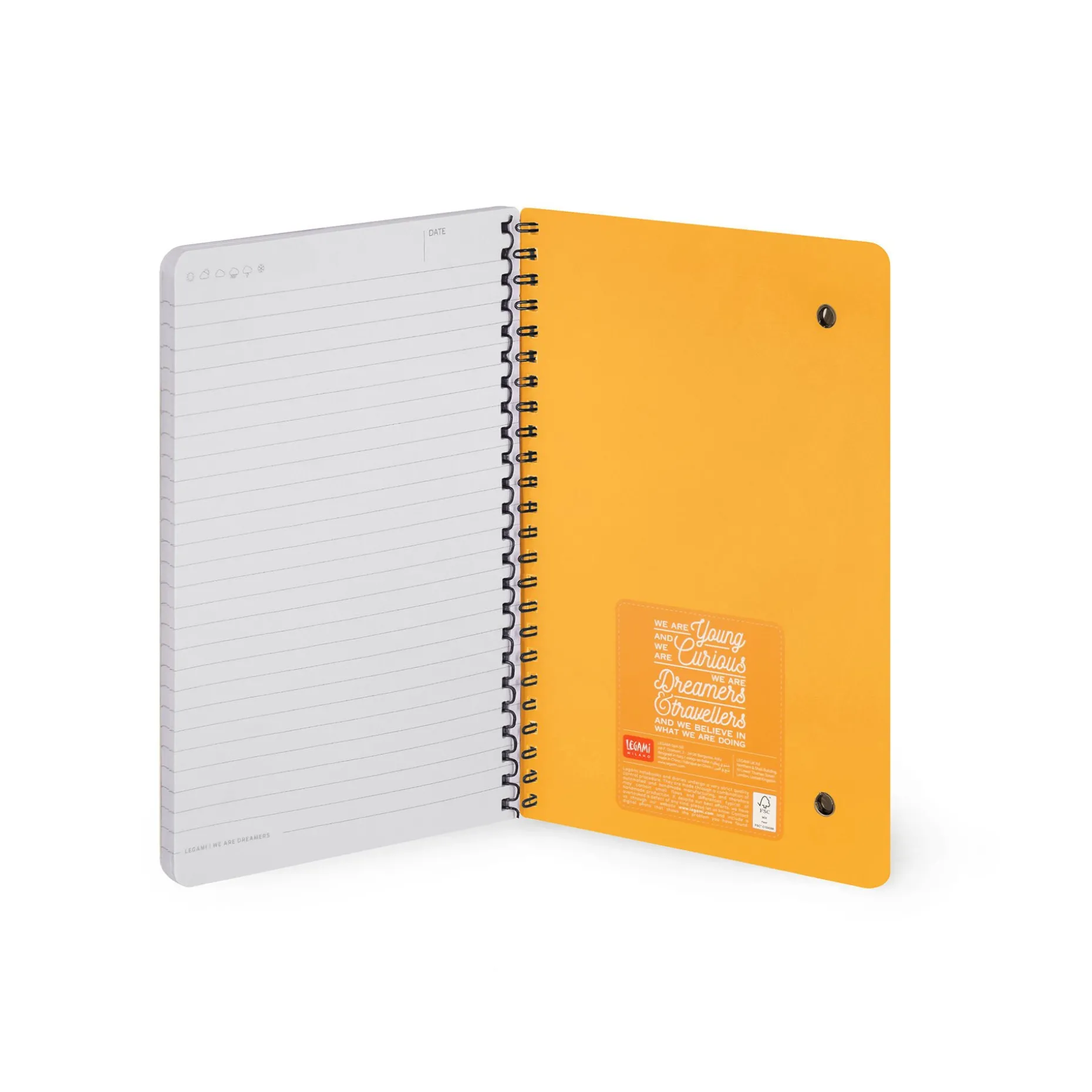 Cahier Ligné - Large - à Spirale - Format A5