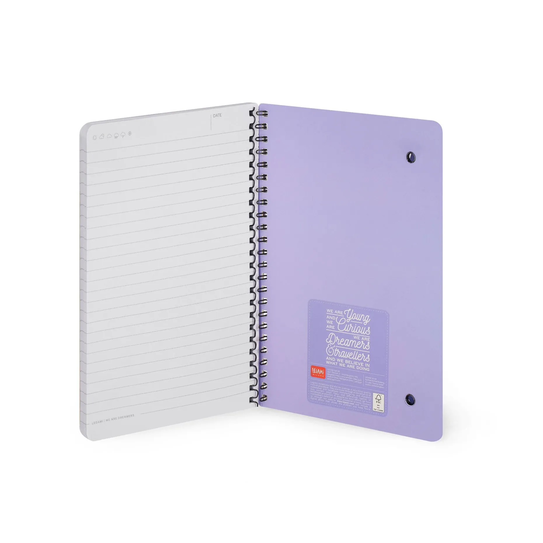 Cahier Ligné - Large - à Spirale - Format A5