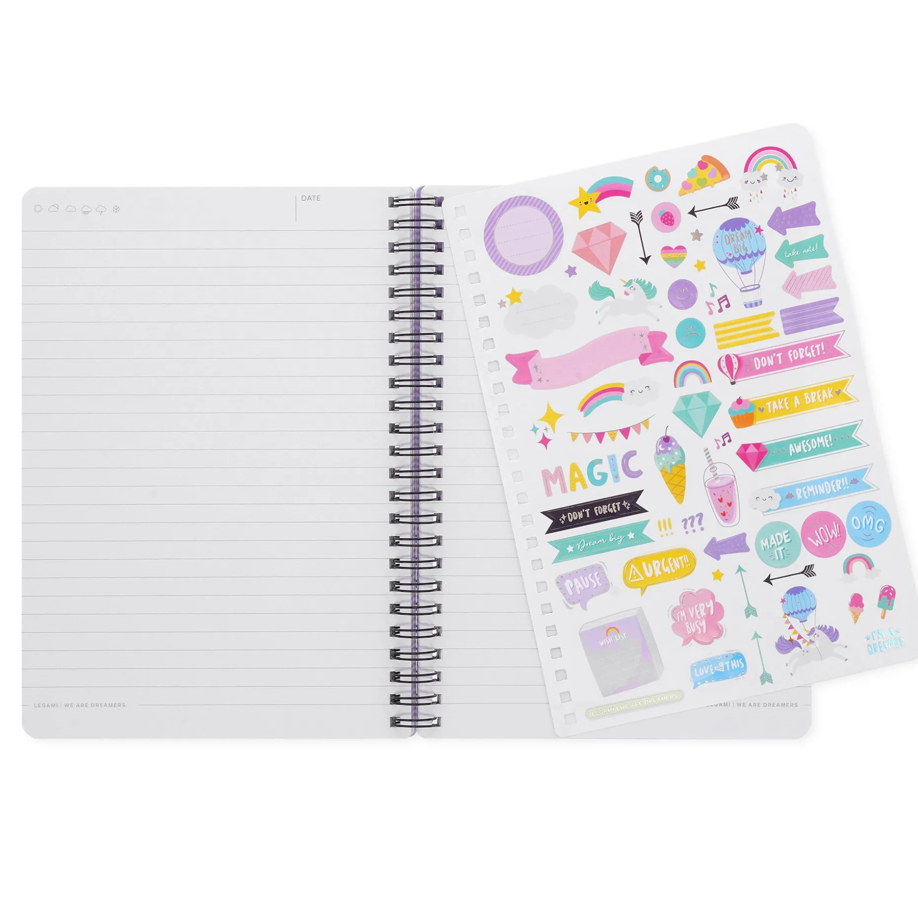 Cahier Ligné - Large - à Spirale - Format A5