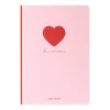 Cahier Ligné Décoré de Cœurs A5