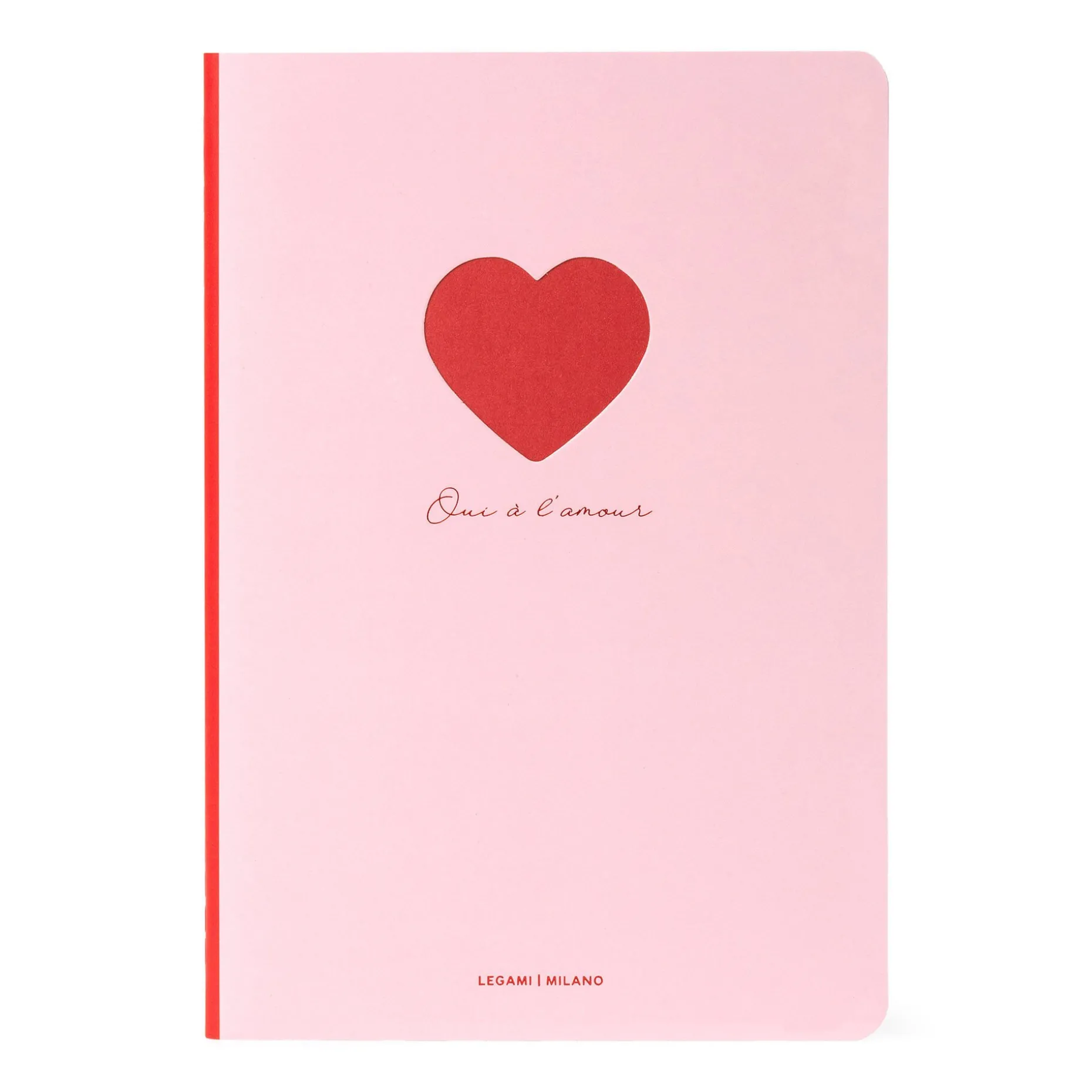 Cahier Ligné Décoré de Cœurs A5