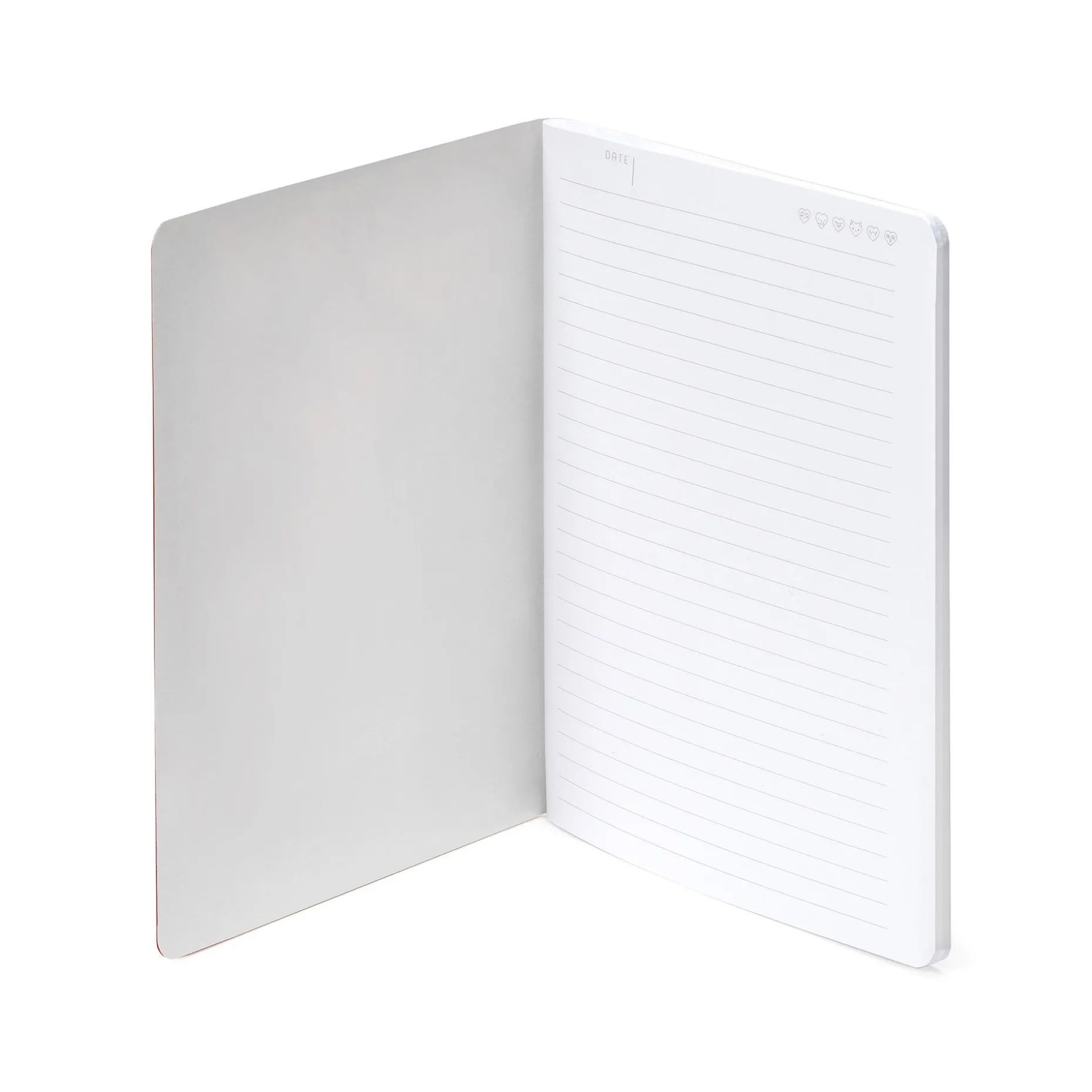 Cahier Ligné Décoré de Cœurs A5