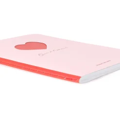 Cahier Ligné Décoré de Cœurs A6