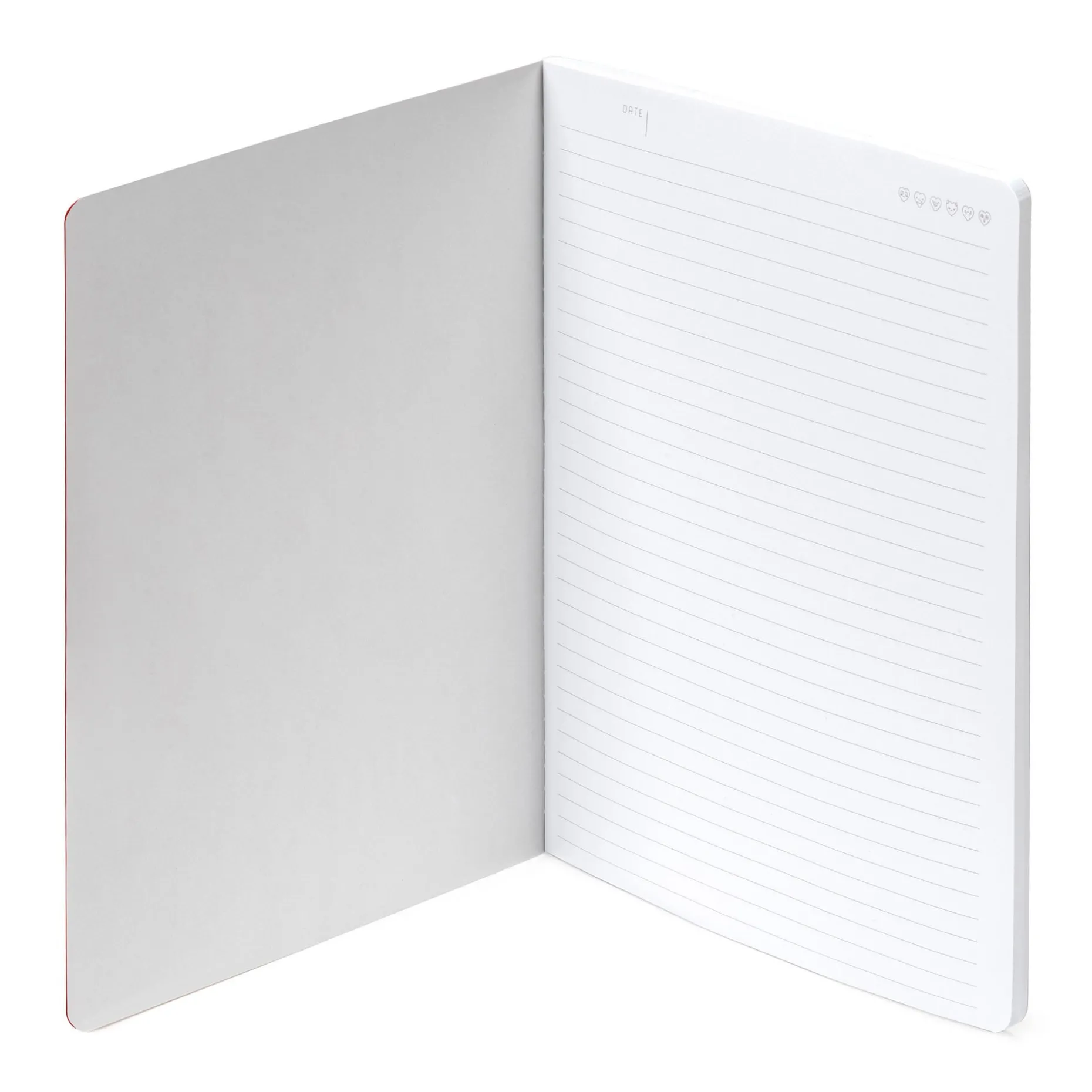 Cahier Ligné Décoré de Cœurs B5