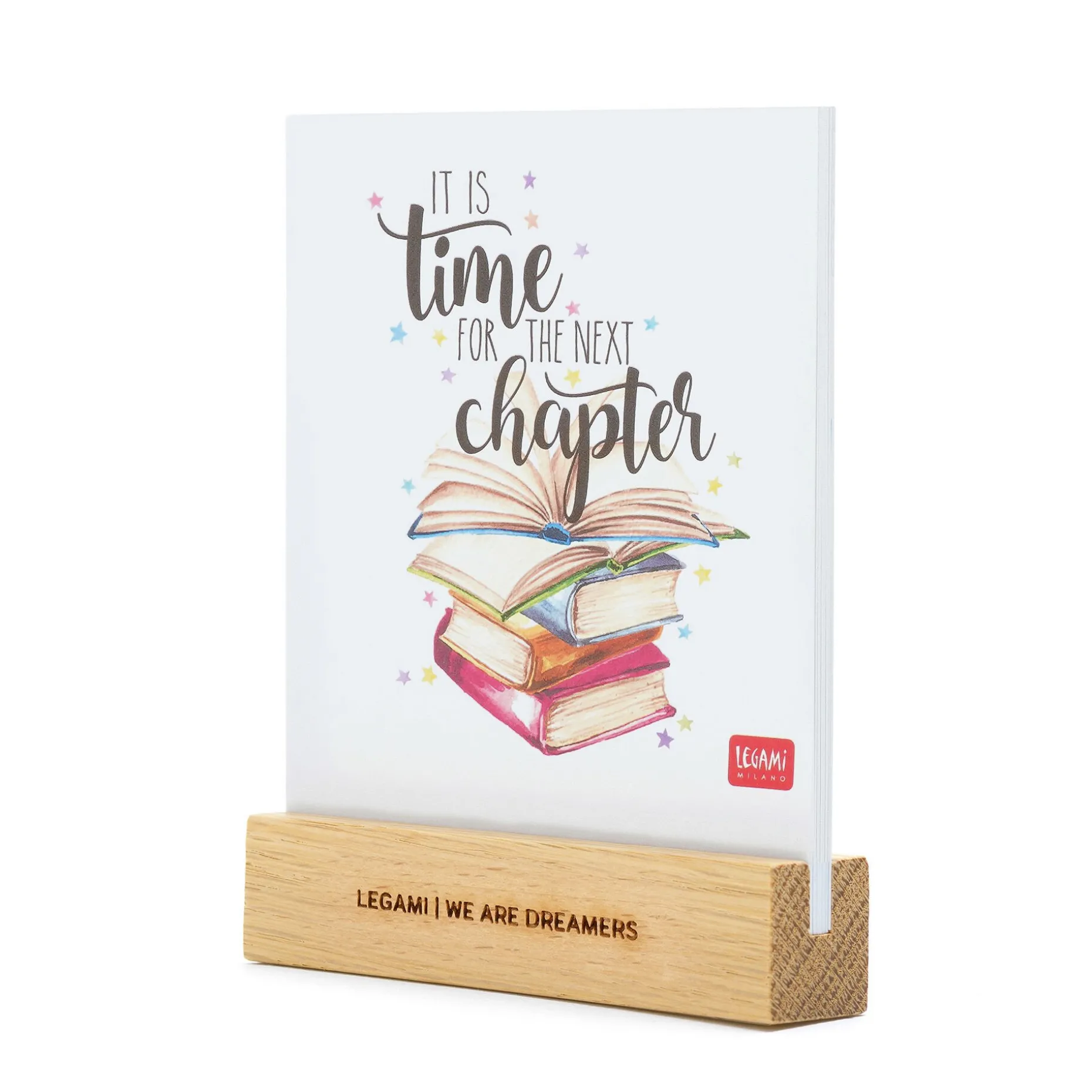 Calendrier avec Base en Bois - 2025