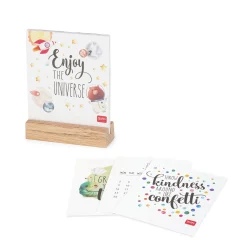 Calendrier avec Base en Bois - 2025