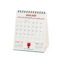 Calendrier de Table 2025 - 12 x 14,5 cm