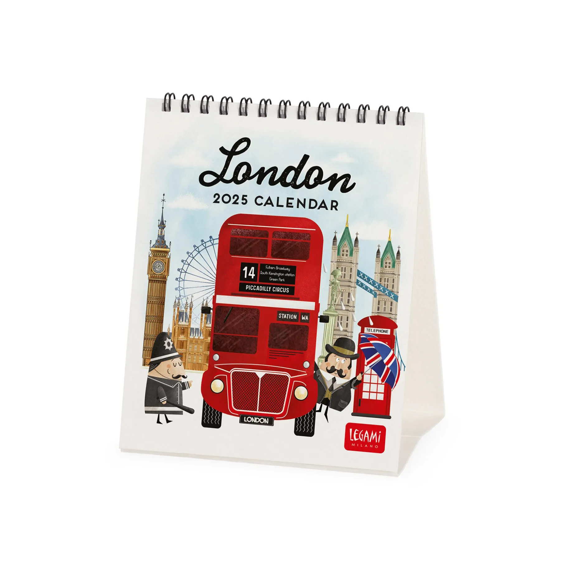 Calendrier de Table 2025 - 12 x 14,5 cm