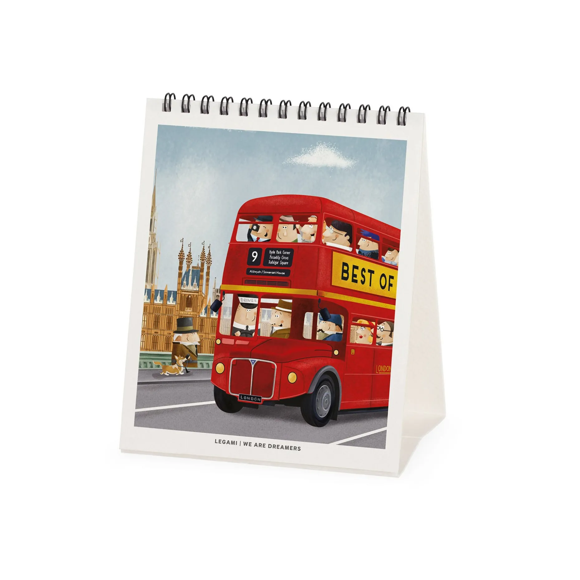 Calendrier de Table 2025 - 12 x 14,5 cm