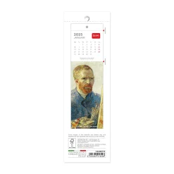 Calendrier Marque-Page 2025 - 5,5 x 18 cm