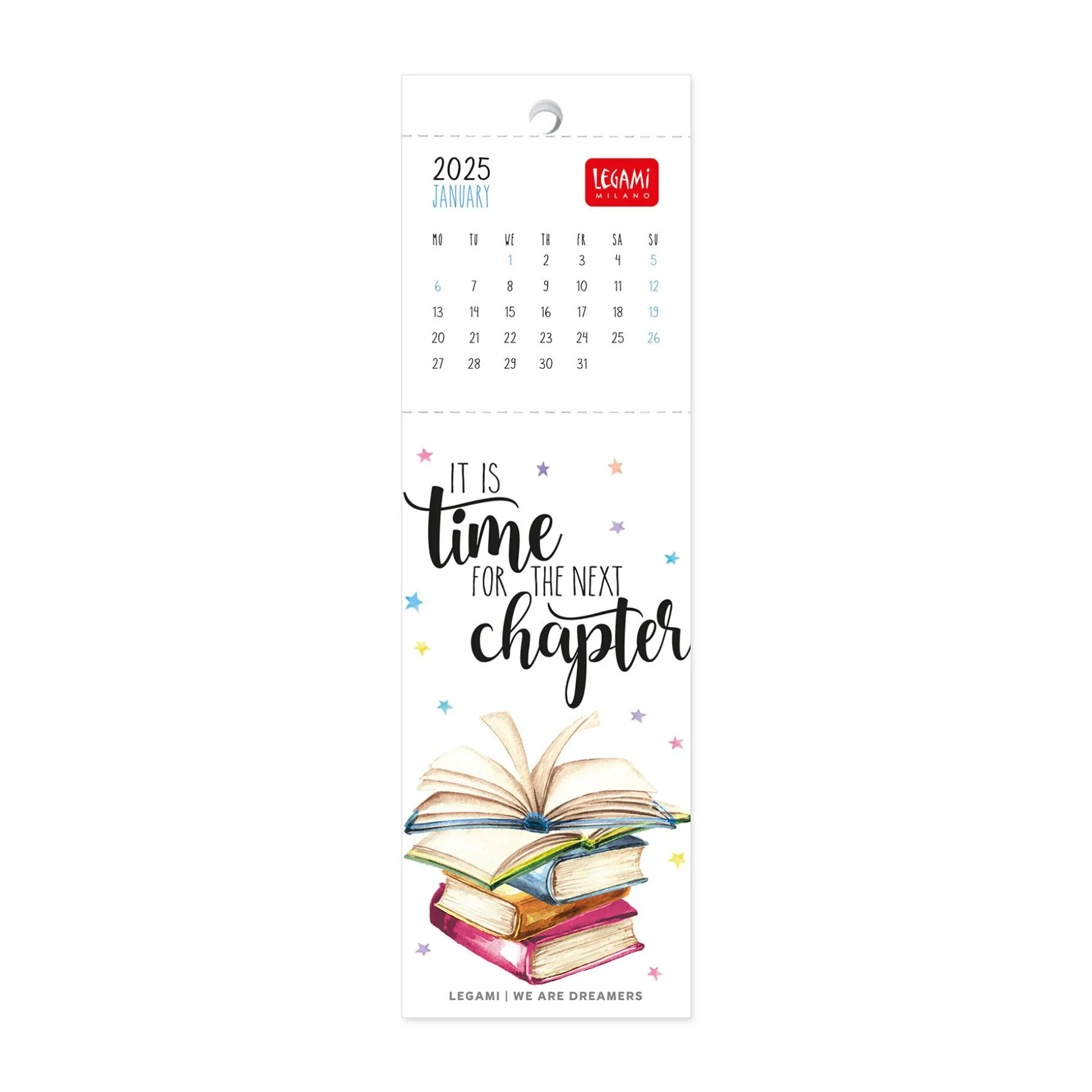 Calendrier Marque-Page 2025 - 5,5 x 18 cm