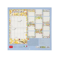 Calendrier Mural 2025 - 30 x 29 cm