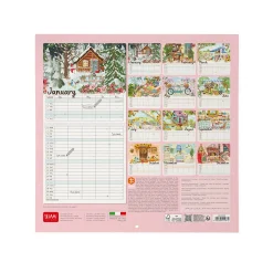 Calendrier Mural 2025 - 30 x 29 cm