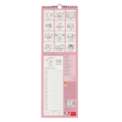 Calendrier Mural 2025 - 16 x 49 cm