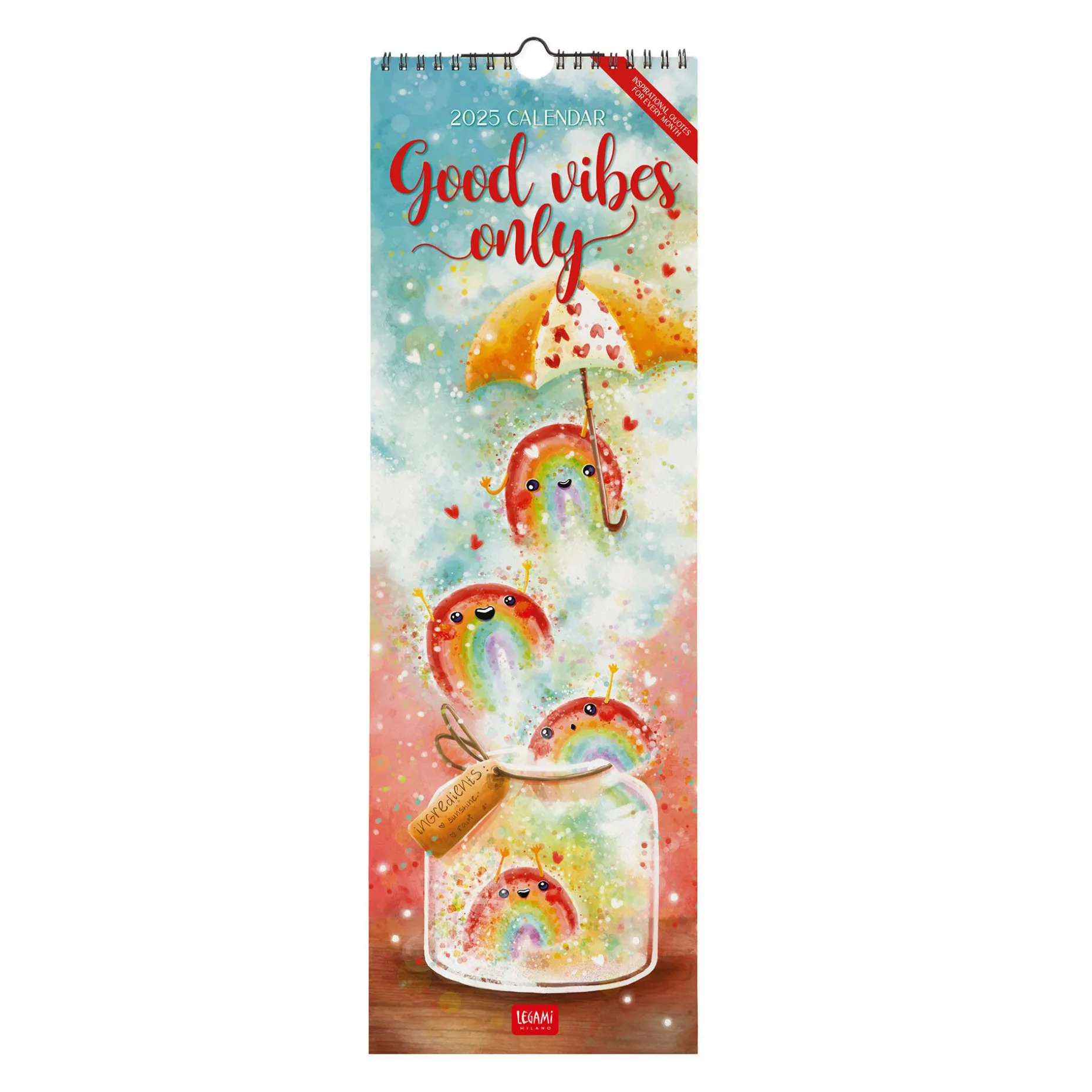 Calendrier Mural 2025 - 16 x 49 cm