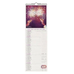 Calendrier Mural 2025 - 16 x 49 cm