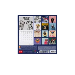 Calendrier Mural 2025 - 18 x 18 cm