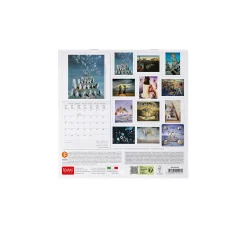 Calendrier Mural 2025 - 18 x 18 cm