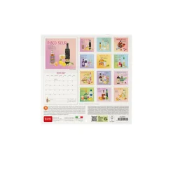 Calendrier Mural 2025 - 18 x 18 cm