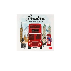 Calendrier Mural 2025 - 18 x 18 cm