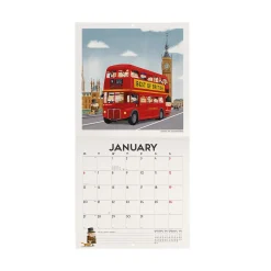 Calendrier Mural 2025 - 18 x 18 cm