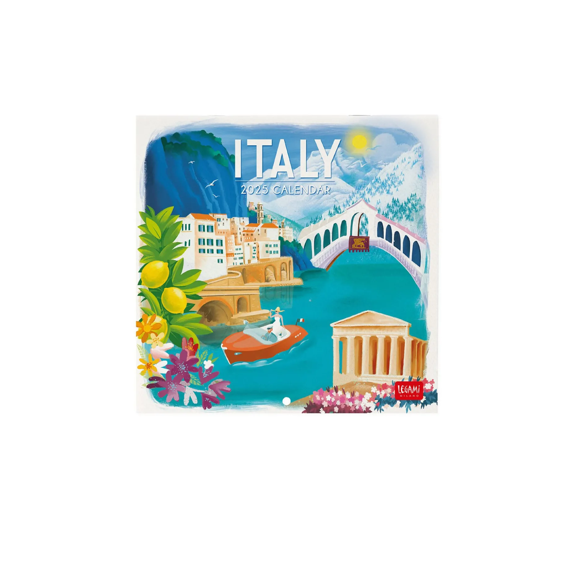 Calendrier Mural 2025 - 18 x 18 cm