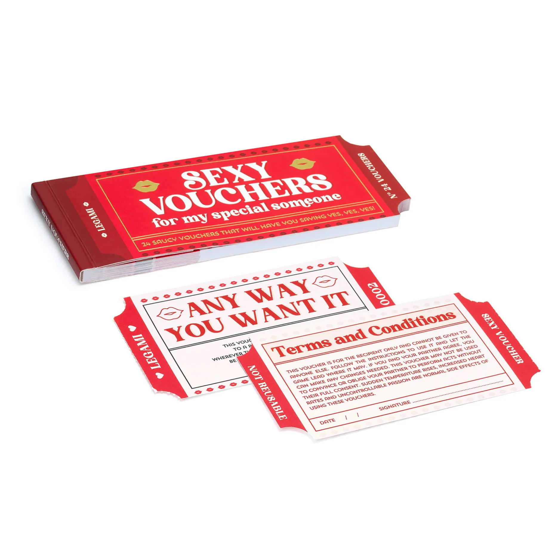 Carnet de 24 Bons Coquins - Anglais