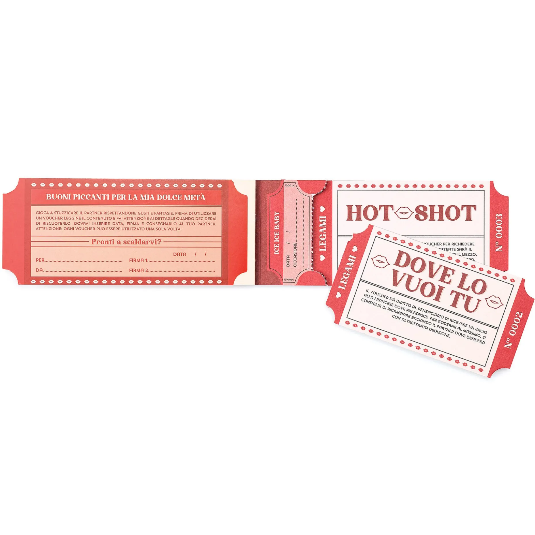 Carnet de 24 Bons Coquins - Italien