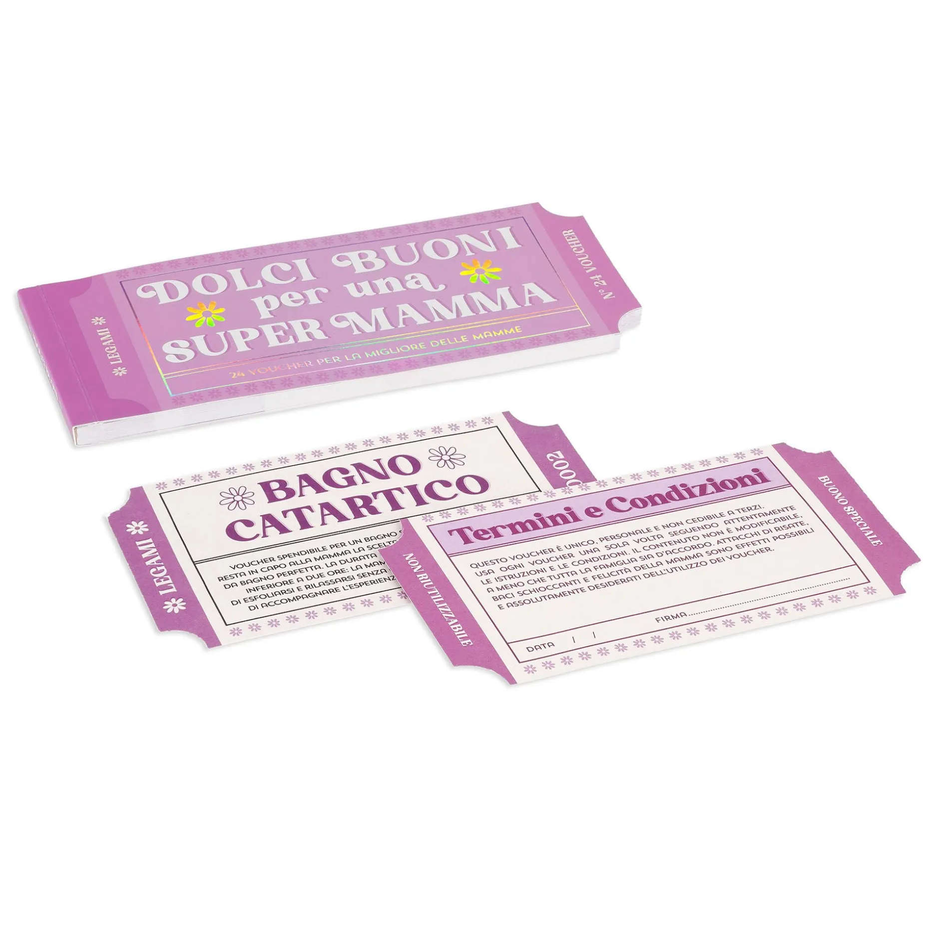 Carnet de 24 Bons pour Maman - Italien